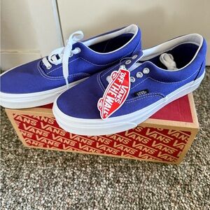Vans Classic Blue and White Sneakers